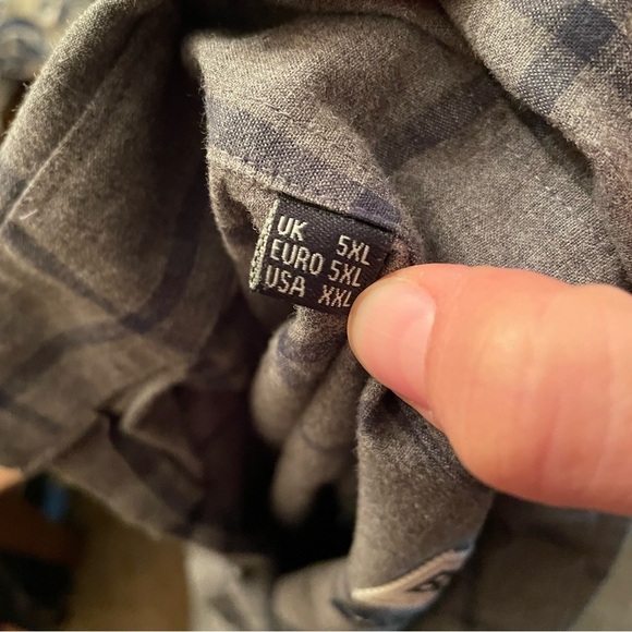 Barbour men’s checkered long sleeve button down shirt with collar - Picture 9 of 9